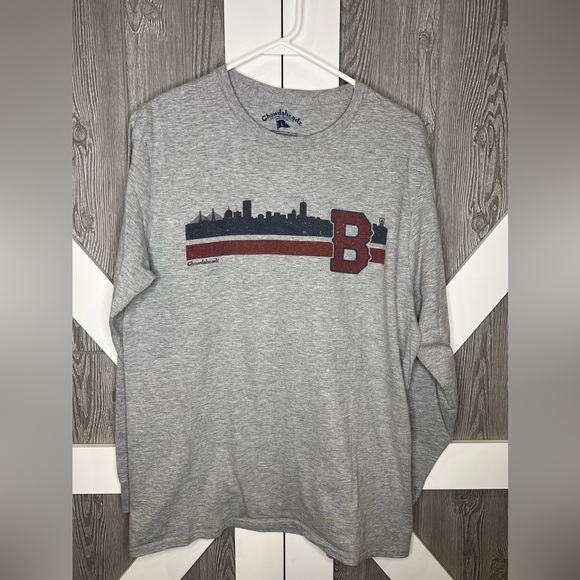 D18.07 Chowdaheadz Boston B Baseball Sideline T-Shirt - Long Sleeve Large - Picture 3 of 7